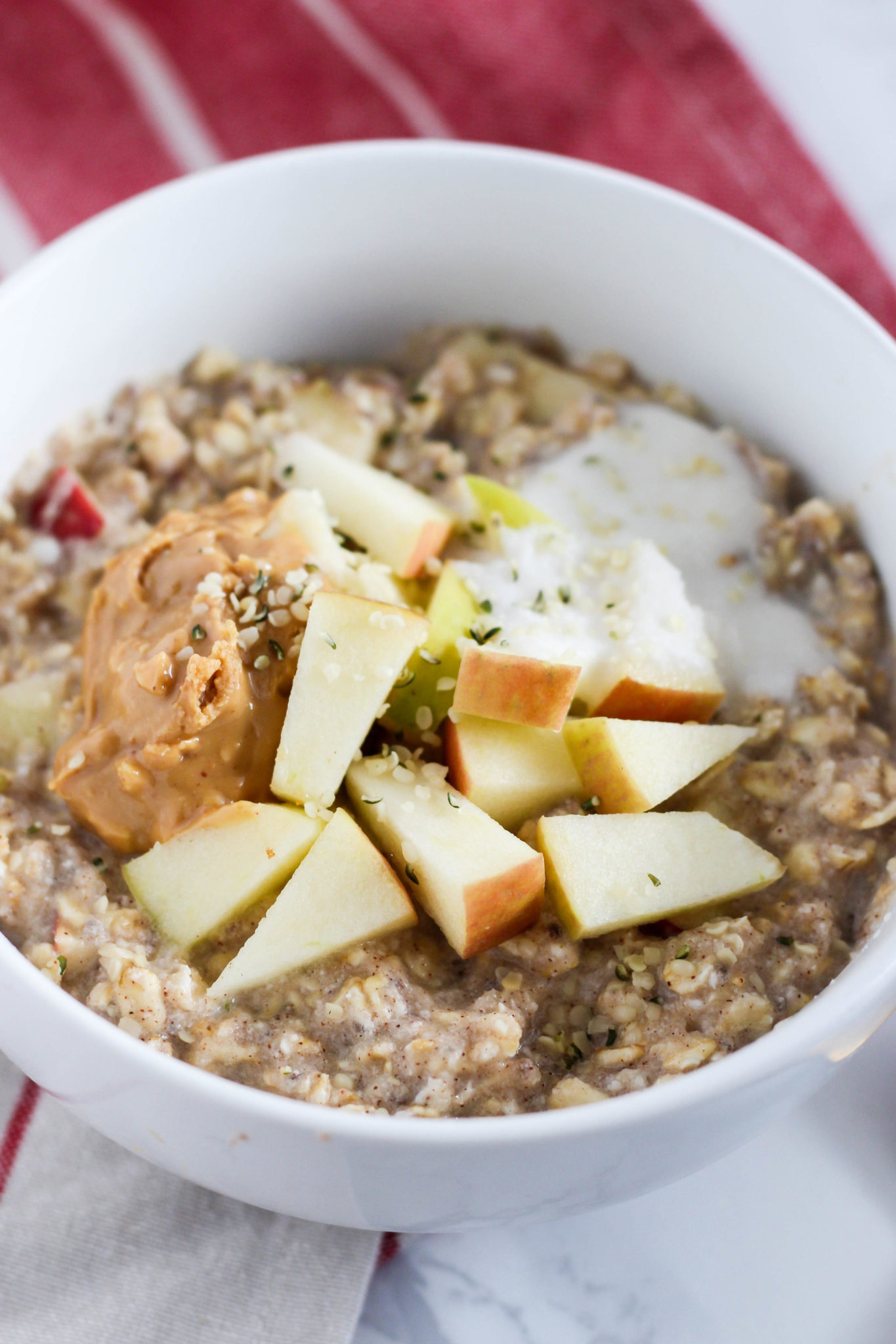 Apple Pie Overnight Oats - The Real Life RD